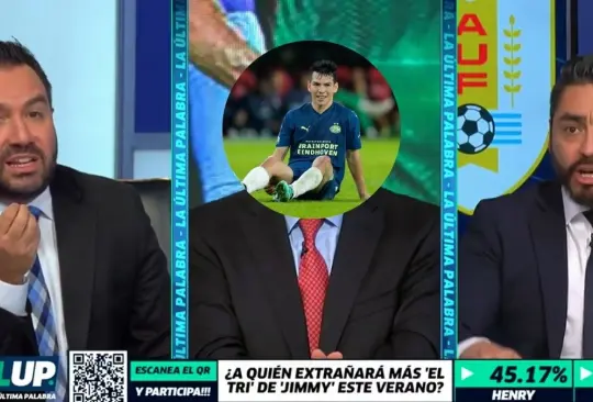 Rubén Rodríguez y Fernando Cevallos se dijeron de todo por la ausencia de Chucky Lozano en la Selección Mexicana