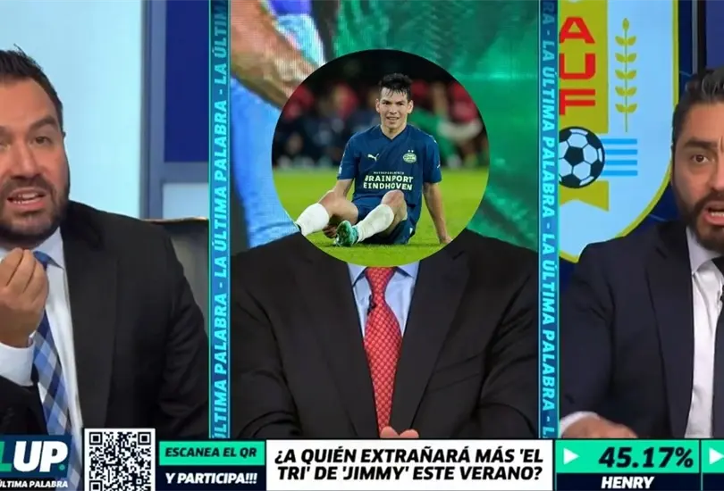Rubén Rodríguez y Fernando Cevallos se dijeron de todo por la ausencia de Chucky Lozano en la Selección Mexicana Rubén Rodríguez y Fernando Cevallos se dijeron de todo por la ausencia de Chucky Lozano en la Selección Mexicana