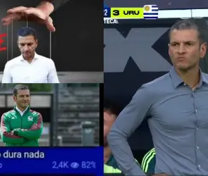 Jaime Lozano es víctima de memes y críticas por goleada de Uruguay a México