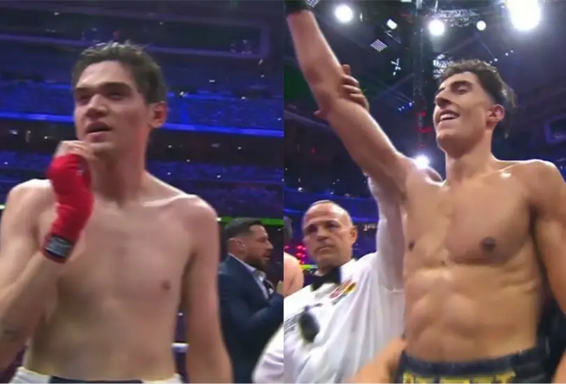 El youtuber español venció al mexicano en una pelea que se fue a un round extra por la paridad. El youtuber español venció al mexicano en una pelea que se fue a un round extra por la paridad.
