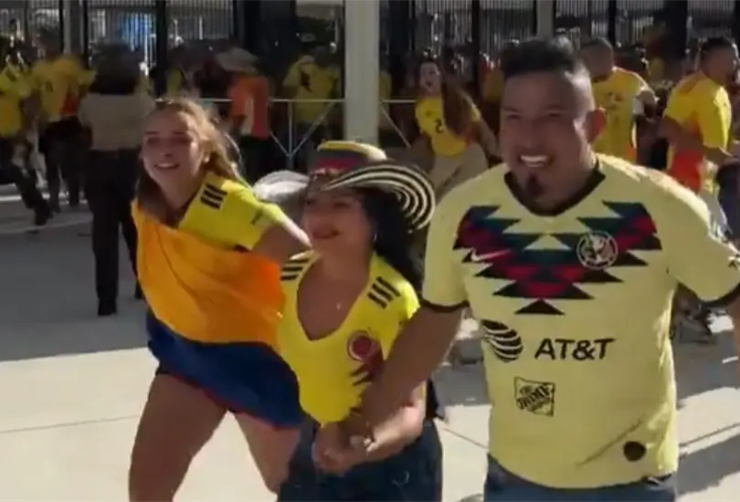 Un aficionado del Am&eacute;rica entr&oacute; de gorra a la Final de la Copa Am&eacute;rica.