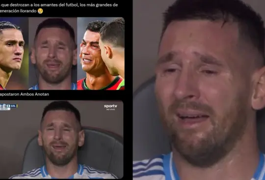 Lionel Messi se convirtió en víctima de los memes durante la Final de la Copa América 2024 luego de llorar tras salir lesionado.