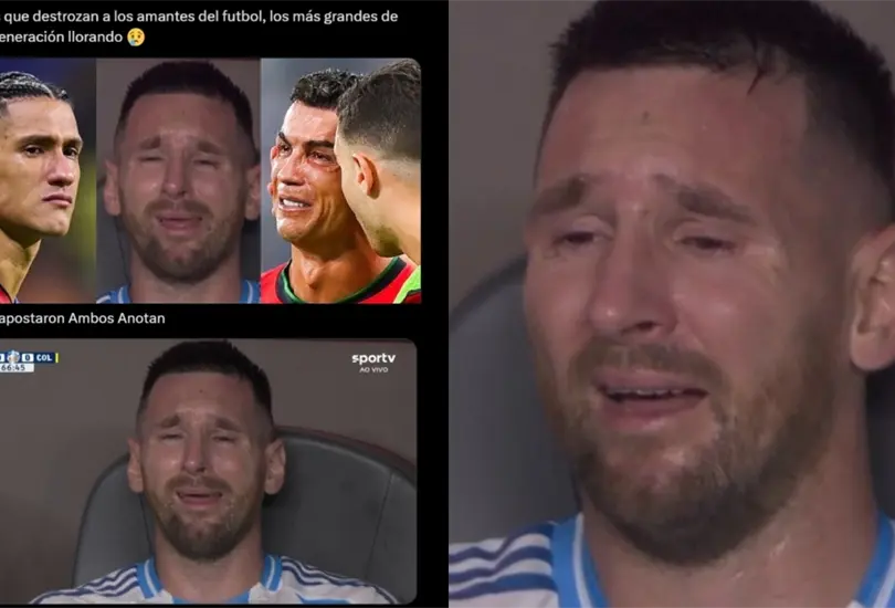 Lionel Messi se convirti&oacute; en v&iacute;ctima de los memes durante la Final de la Copa Am&eacute;rica 2024 luego de llorar tras salir lesionado.