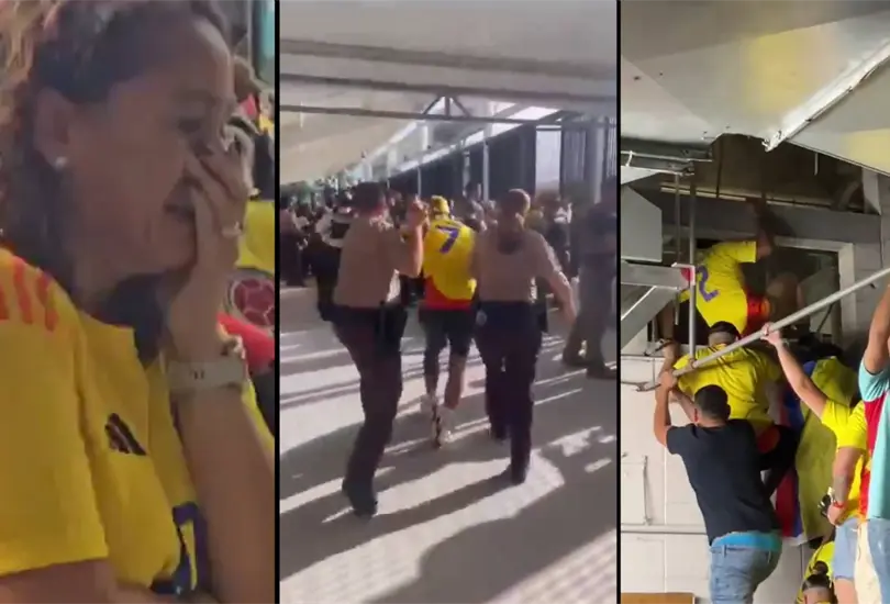 Previo a la Final de la Copa Am&eacute;rica se presentaron actor vergonzosos. 