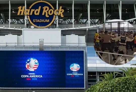 Conmebol culpó al Hard Rock Stadium del portazo.