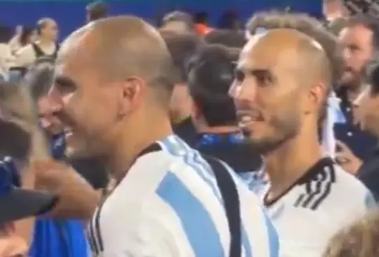 Nahuel Guzmán y Guido Pizarro estuvieron en la Final de la Copa América.