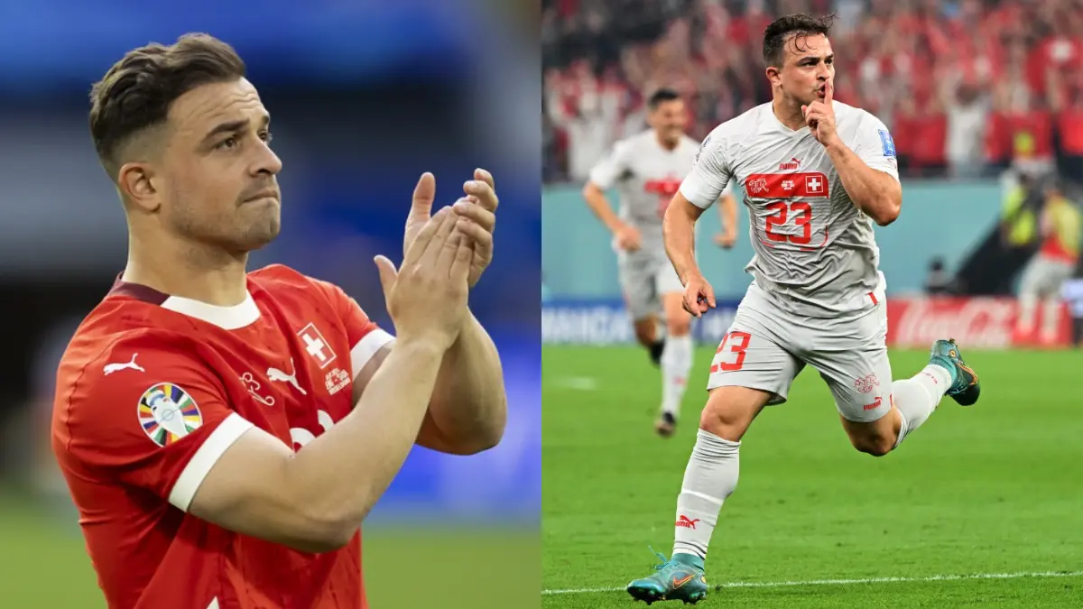 Xherdan Shaqiri se convirtió en el único jugador capaz de marcar en los últimos tres Mundiales y las recientes tres Eurocopas, se retira de la Selección Suiza como el tercer máximo anotador histórico con 32 goles. 