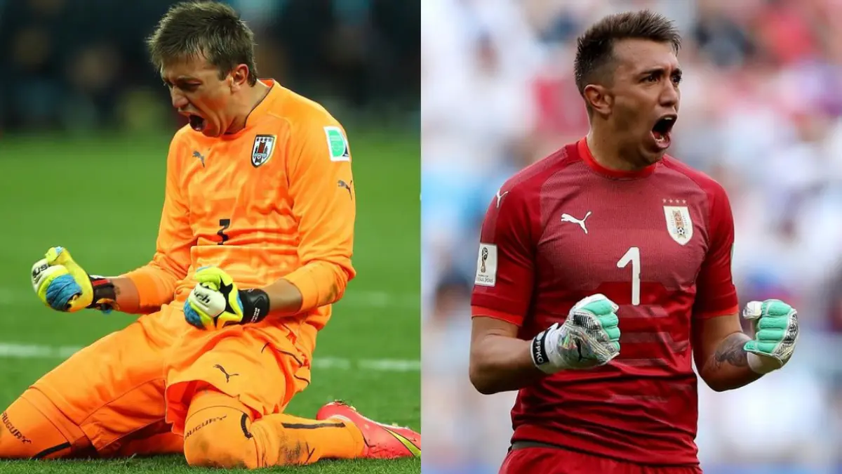 Fernando Muslera fue el guardameta de la Selección Uruguaya en 133 partidos, disputando cuatro Mundiales (tres como titular), una Copa Confederaciones y cinco competiciones de Copa América, quedando campeón en 2011 con los ´Charrúas´.