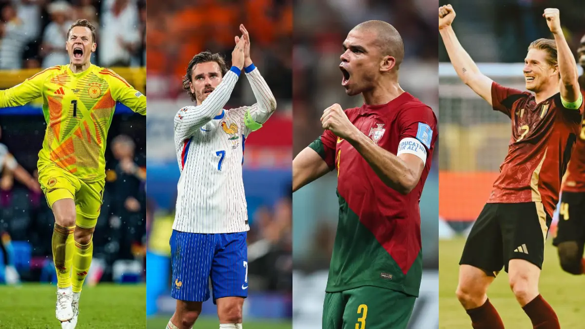 Neuer, Griezmann, Pepe, De Bruyne. La edad es el principal factor para que algunos de estos futbolistas vean el posible retiro a nivel selección para darle pasó a las nuevas generaciones de jugadores con vista en las futuras competencias internacionales.