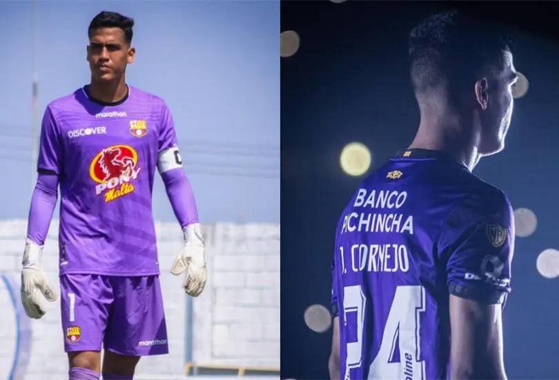 Jordan Cornejo jug&oacute; para la Selecci&oacute;n de Ecuador en la categoria Sub-20 y estaba contemplado como tercer portero del Barcelona de Guayaquil