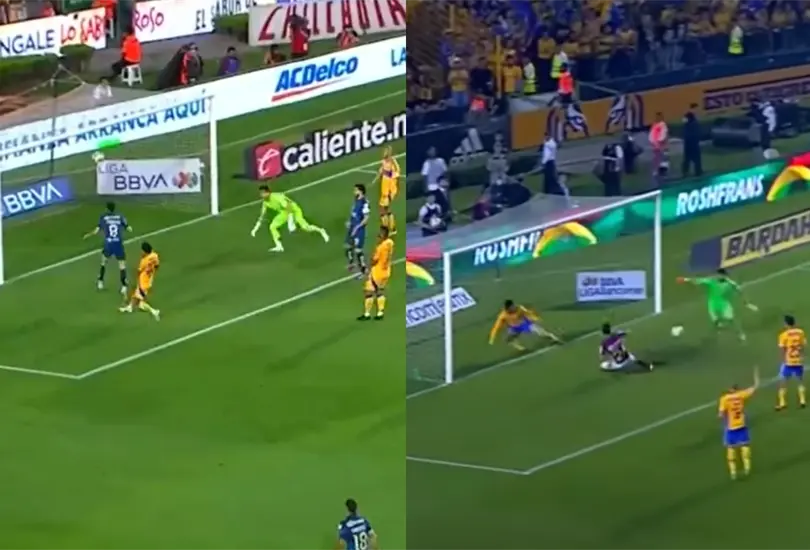 &Aacute;lvaro Fidalgo cometi&oacute; un terrible error en la misma porter&iacute;a que Oribe Peralta.