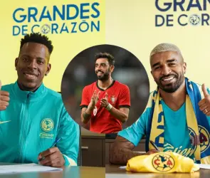 ¿Al América? El motivo por el que Bruno Fernandes celebró los fichajes de Borja y Aguirre