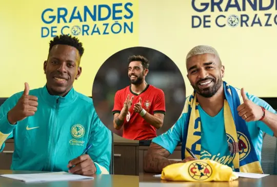 Bruno Fernandes reposteó la llegada de Cristian Borja y Rodrigo Aguirre a las Águilas