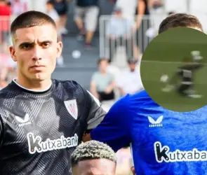 El OSO de Alex Padilla, portero mexicano, con el primer equipo del Athletic Club (VIDEO)