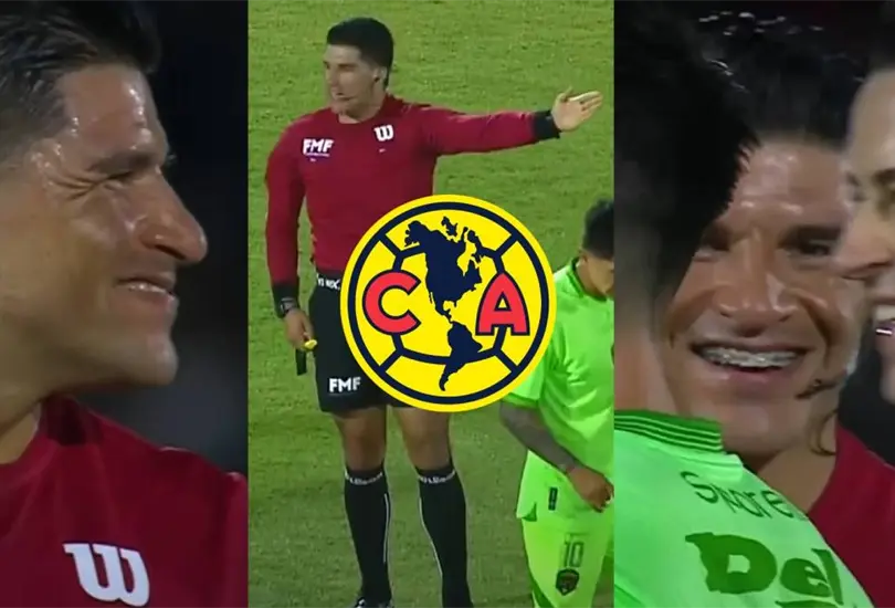 Maximiliano Quintero llam&oacute; la atenci&oacute;n por su comportamiento en el partido entre Bravos y &Aacute;guilas.