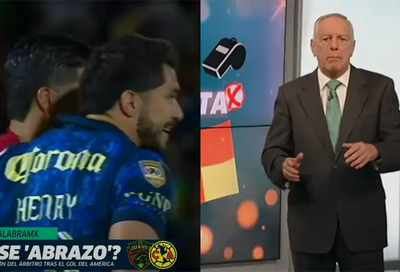 Arturo Brizio lanz&oacute; un contundente mensaje al &aacute;rbitro que abraz&oacute; a Henry Mart&iacute;n durante el Am&eacute;rica vs Ju&aacute;rez