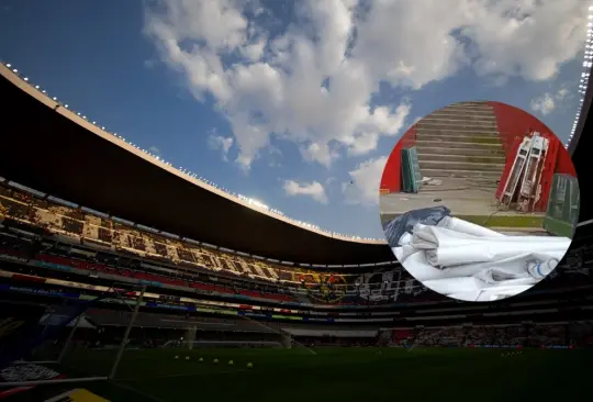 El Estadio Azteca poco a poco muestra detalles de su remodelación.