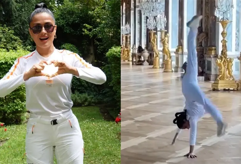 Salma Hayek ser&aacute; parte de las celebridades que han cargado la antorcha ol&iacute;mpica de cara al inicio de Par&iacute;s 2024.