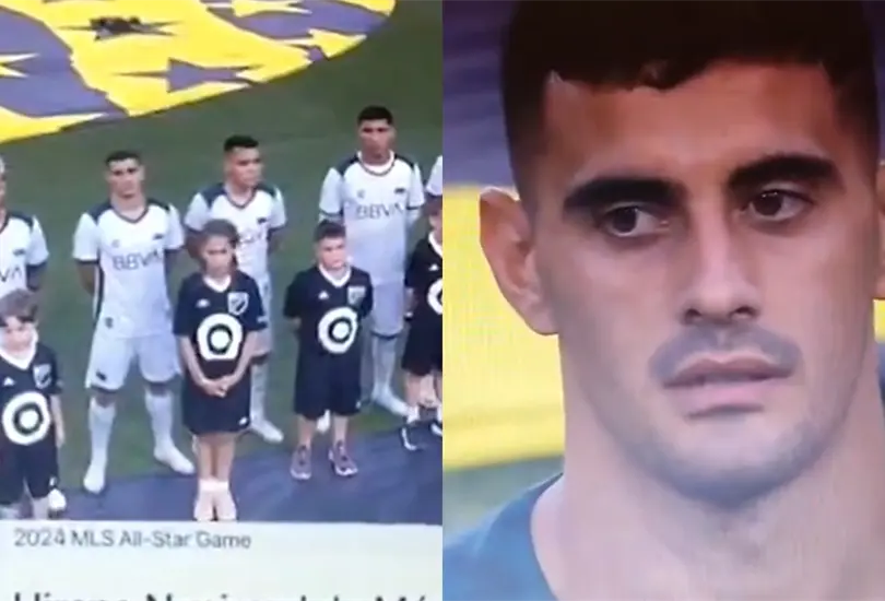 Germ&aacute;n Berterame fue criticado por intentar cantar el himno nacional mexicano.