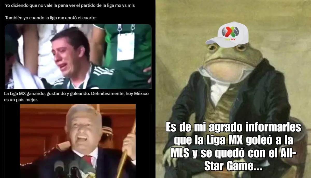 La goleada de la Liga MX sobre la MLS dejó varios memes para el recuerdo.