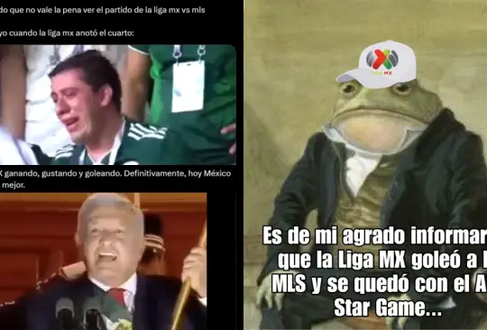 La goleada de la Liga MX sobre la MLS dejó varios memes para el recuerdo.