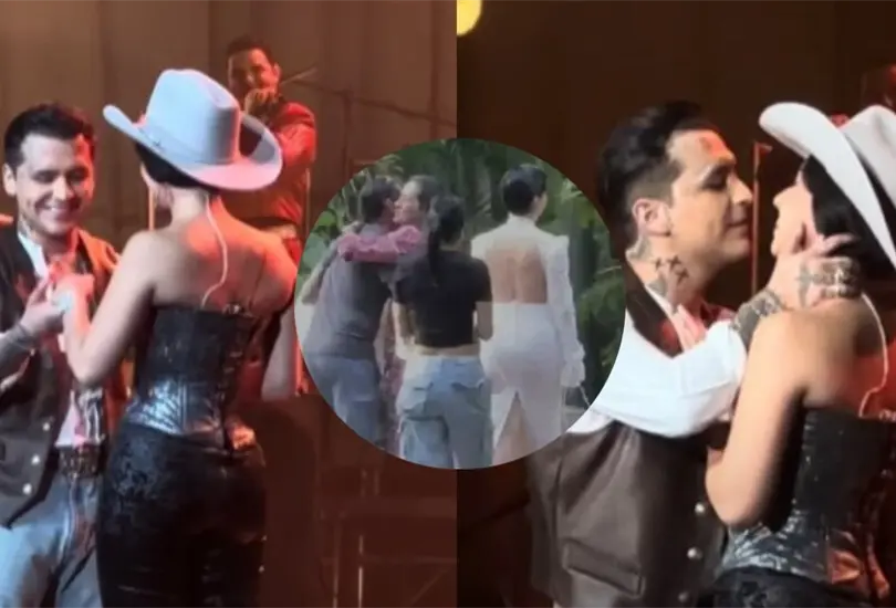 Christian Nodal y &Aacute;ngela Aguilar se habr&iacute;an casado por el civil el d&iacute;a de hoy