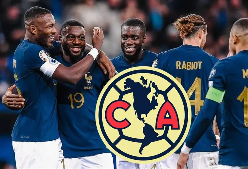 Un futbolista de Francia apareci&oacute; con el jersey del Am&eacute;rica.