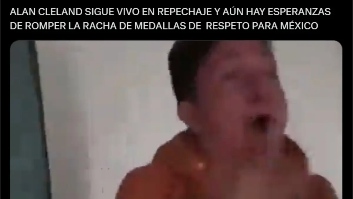 El surfista Alan Cleland, tiene aspiraciones de medalla aunque no está alejado de obtener la que otorgan las redes sociales.