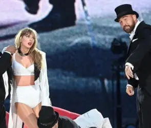 Travis Kelce revela el motivo por el cual apareció en el concierto de Taylor Swift