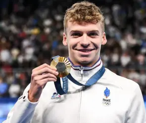 FOTOS: Él es Léon Marchand, el nuevo Phelps que rompe récords en París 2024