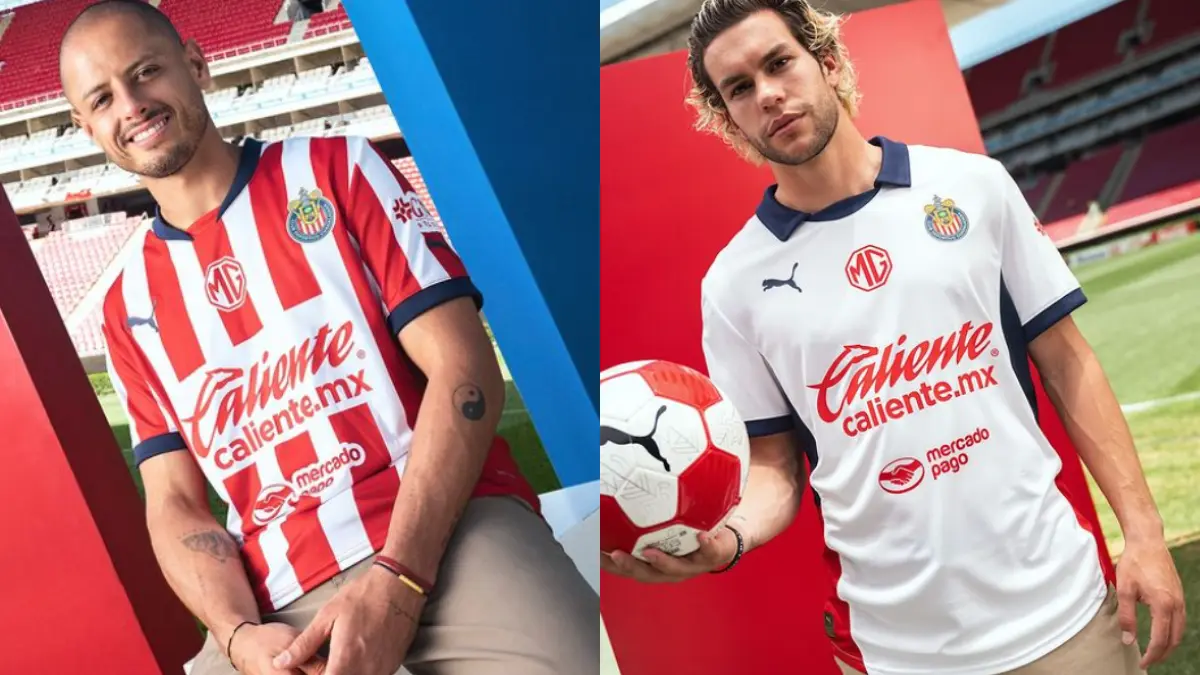 El poder del ´Rebaño´ se puede ver en los detalles de la nueva indumentaria rojiblanca de la Chivas del Guadalajara.