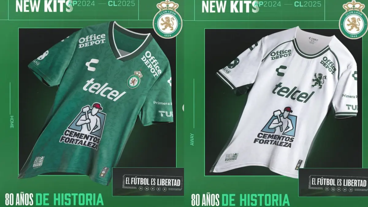Celebrando los 80 años de historia del club, León presentó su nuevo uniforme, el cual también rinde homenaje al utilizado a mediados de los años 50.