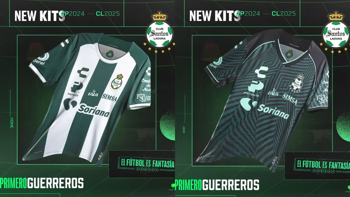En la Comarca Lagunera estrenarán diseño, Santos tendrá patrones verticales para reflejar la tenacidad y determinación de los Guerreros.