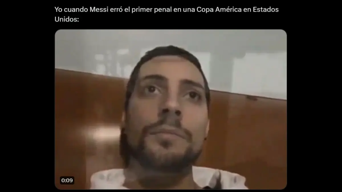 Lionel Messi es víctima de los memes tras fallar penal a lo panenka contra Ecuador