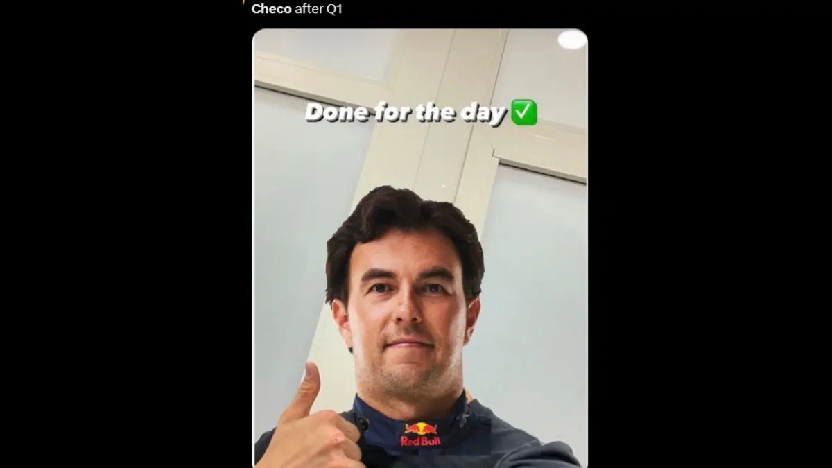'Checo' Pérez: Memes y burlas se apoderan del mexicano tras quedar fuera en la Q1