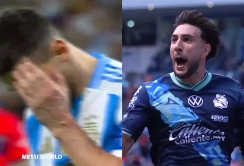 Lionel Messi fue burla del Puebla. Lionel Messi fue burla del Puebla.