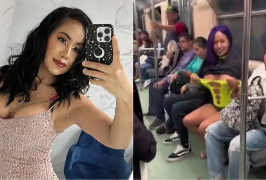 La reconocida actriz sorprendió con su aparición en el transporte público de la capital mexicana. La reconocida actriz sorprendió con su aparición en el transporte público de la capital mexicana.