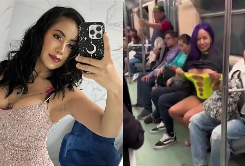 La reconocida actriz sorprendió con su aparición en el transporte público de la capital mexicana. La reconocida actriz sorprendió con su aparición en el transporte público de la capital mexicana.