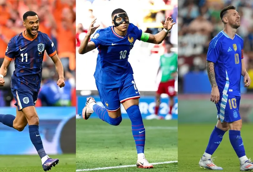 Mbapp&eacute; y Messi encabezan las figuras a seguir de las semifinales de la Copa Am&eacute;rica y la Euro 2024