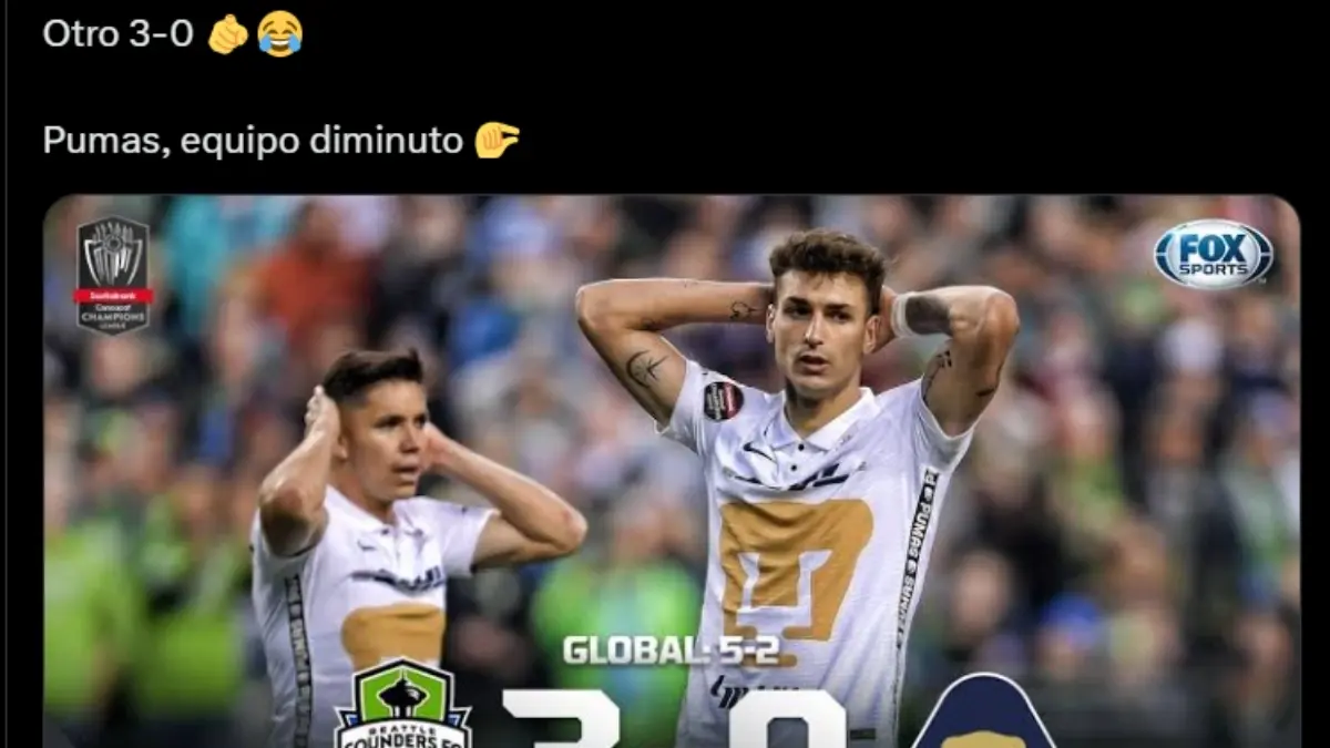 De igual modo, aficionados de otros equipos también se pronunciaron para unirse a las burlas en contra de los 'universitarios'.