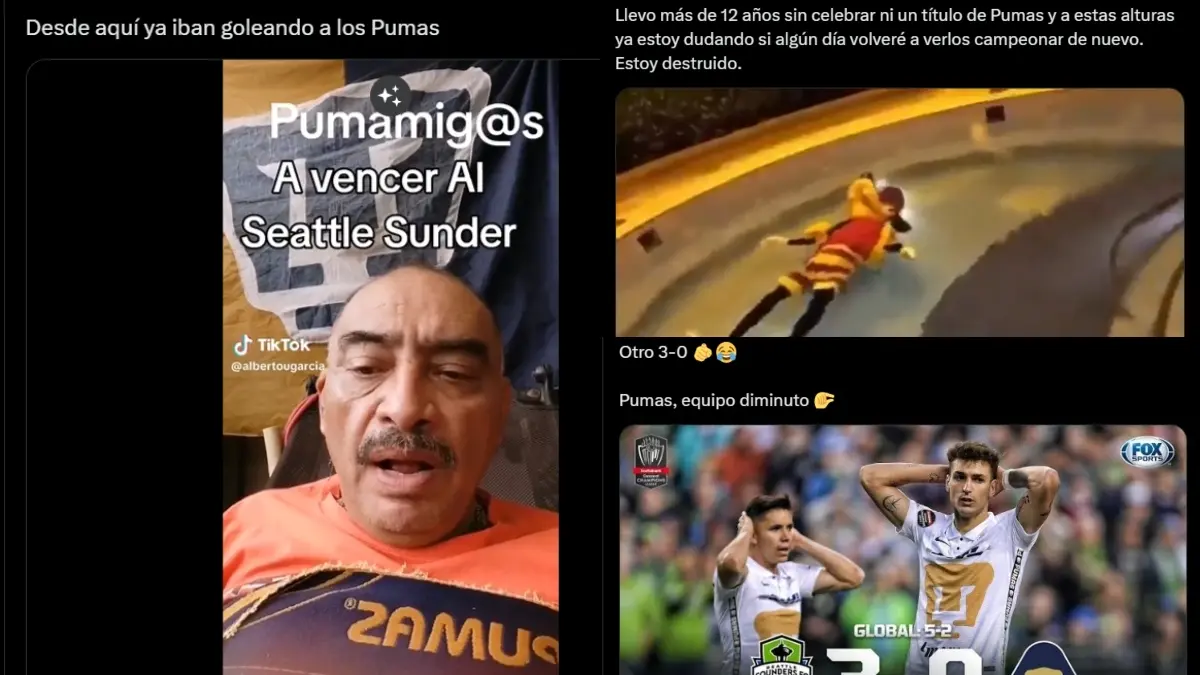 Los Pumas fueron víctimas de las burlas y los memes luego de ser eliminado de la Leagues Cup con marcador de 4-0.