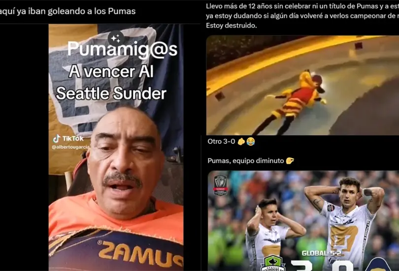 Los Pumas fueron v&iacute;ctimas de las burlas y los memes luego de ser eliminado de la Leagues Cup con marcador de 4-0.