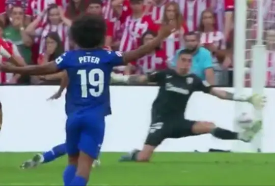 El guardameta sorprendió con sus reflejos cuando Getafe tenía un gol cantado sobre su portería.