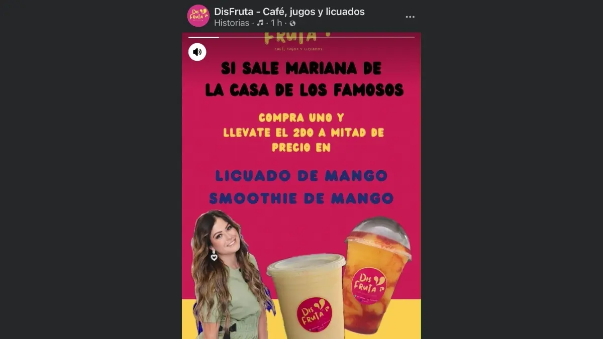 En redes sociales varios locales y establecimientos lanzaron todo tipo de promociones en caso de hacer oficial su salida del reality show de Televisa.