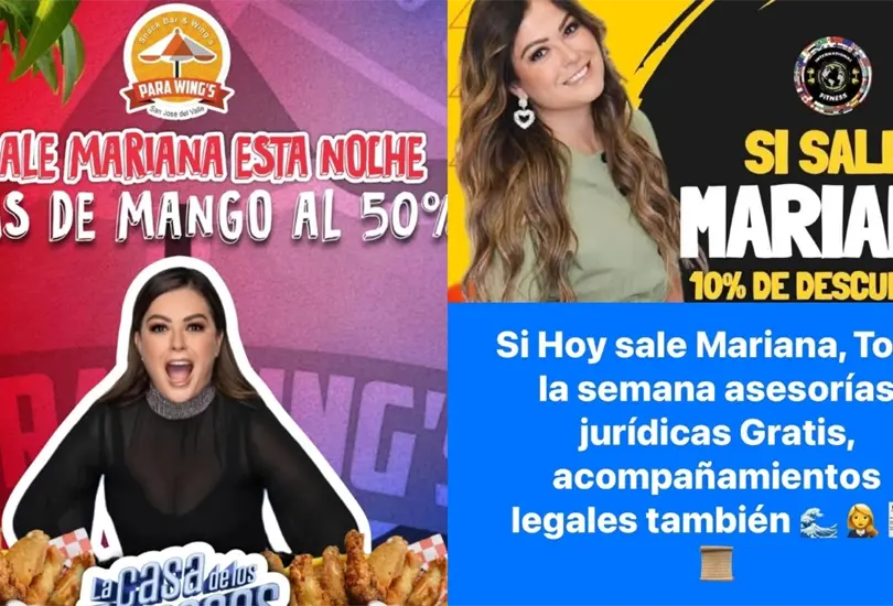 Mariana Echeverr&iacute;a ha salido de La Casa de los Famosos y ahora son muchas las promociones y ofertas que deben de cumplirse.