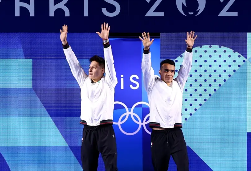 Osmar Olvera y Juan Celaya logran subir al podio en Par&iacute;s 2024