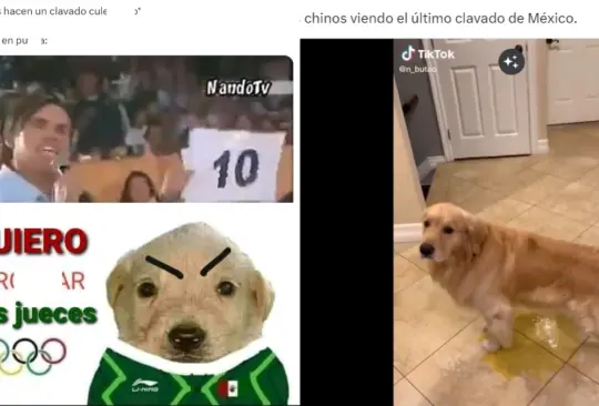 Los clavadistas chinos la sintieron cerca tras el último clavado mexicano, motivo por el que han comenzado a ser víctimas de los memes.