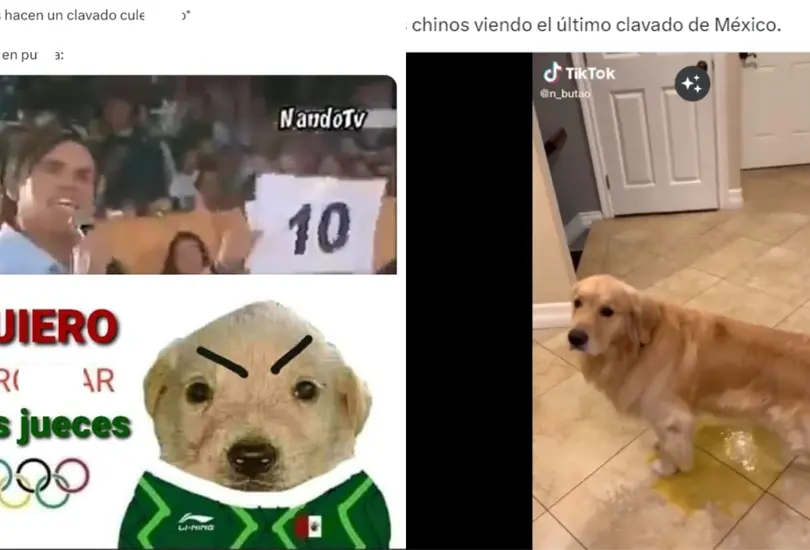 Los clavadistas chinos la sintieron cerca tras el &uacute;ltimo clavado mexicano, motivo por el que han comenzado a ser v&iacute;ctimas de los memes.