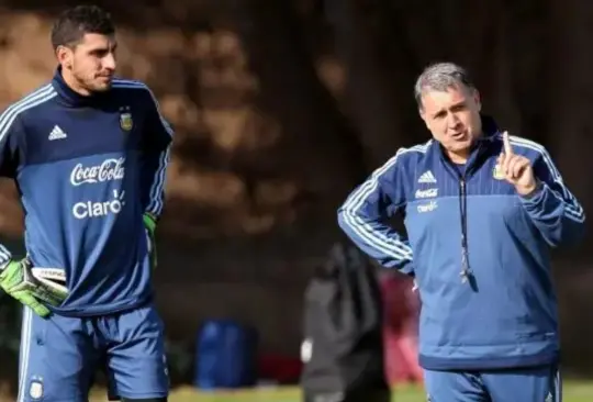 Gerardo Martino reprochó las actitudes de Nahuel Guzmán.