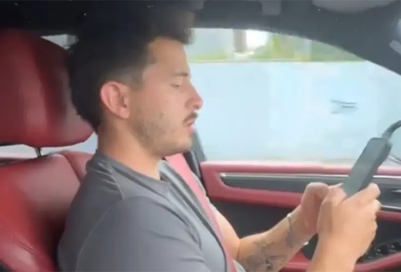 Alan Mozo ha sido exhibido por su irresponsabilidad al volante. Alan Mozo ha sido exhibido por su irresponsabilidad al volante.